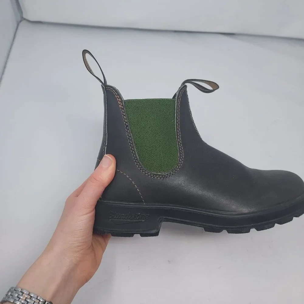 Blundstone Chelsea Brown Green Boot - Picture 2 of 7